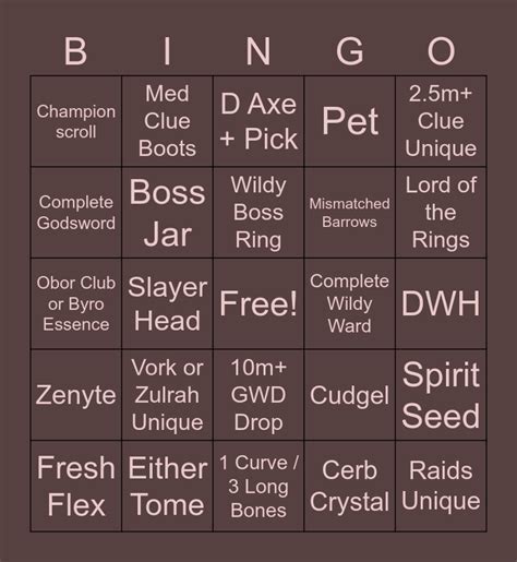 bingo osrs|Attitude Bingo – PVM bingo.